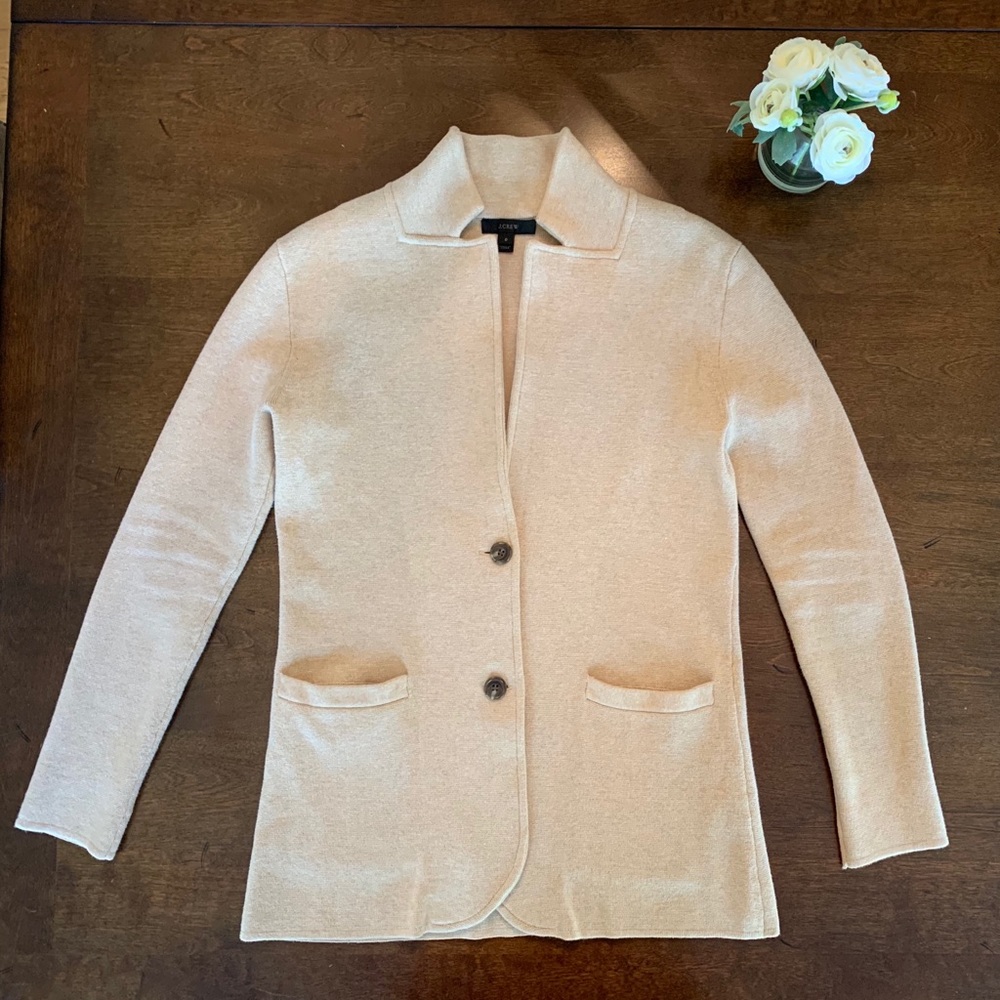 EUC J. Crew Sweater Blazer